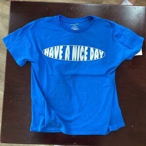 NWT Have a nice day smiley face shirt by Grayson Threads, kids L (10-12)